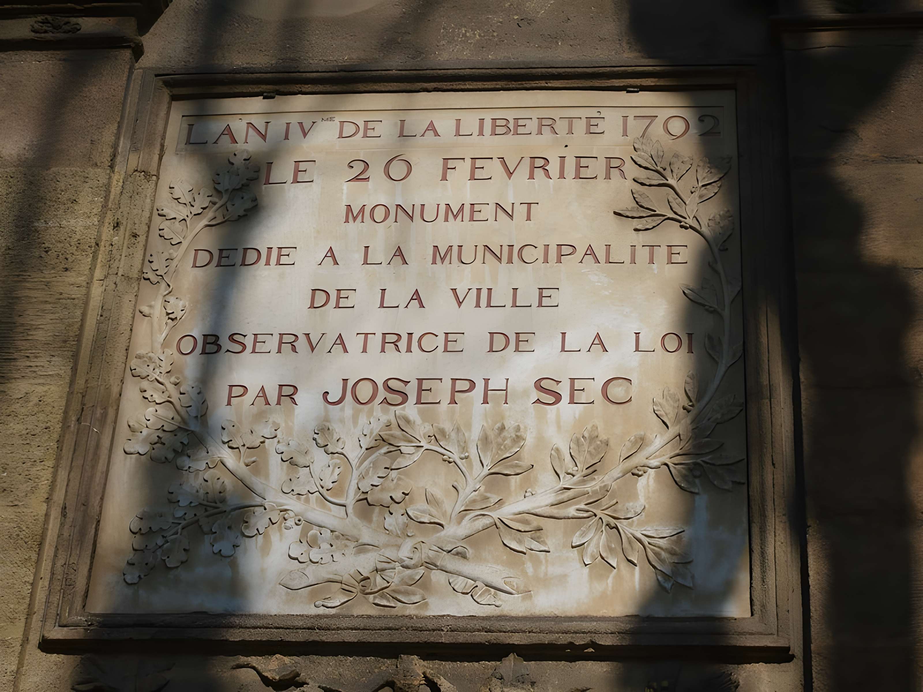 Monument de Joseph Sec à Aix-en-Provence
