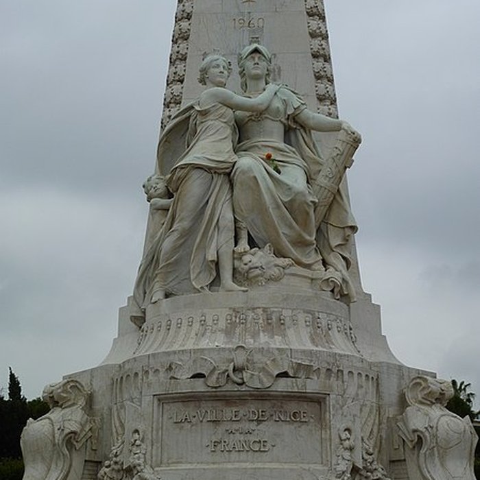 Photo de Monument du centenaire de la réunion à la France situé dans le jardin Albert Ier