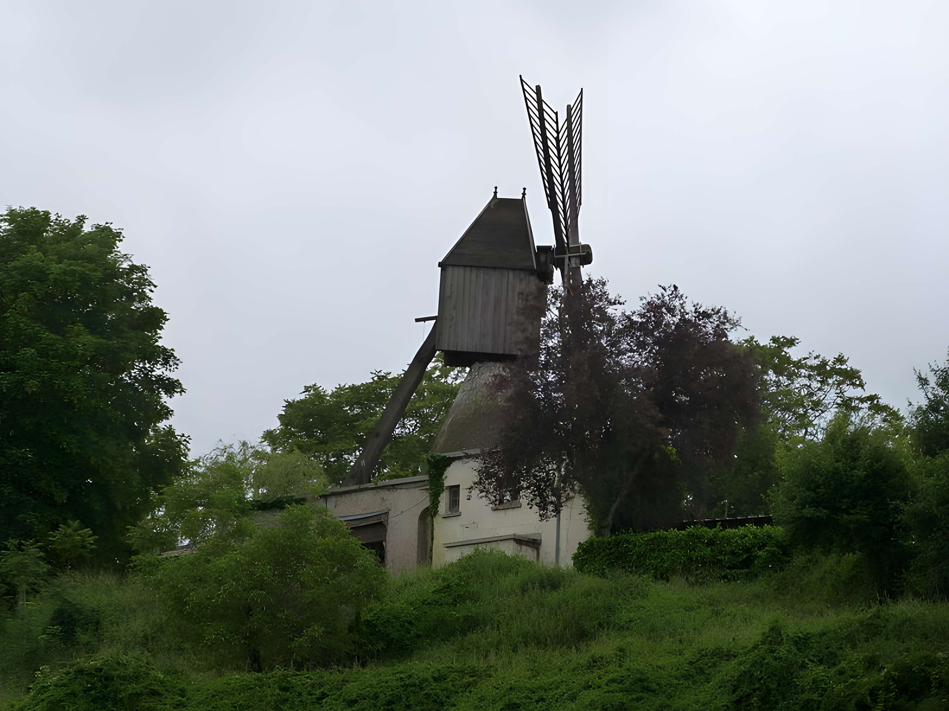 Moulin à vent du Val Hulin à Turquant 