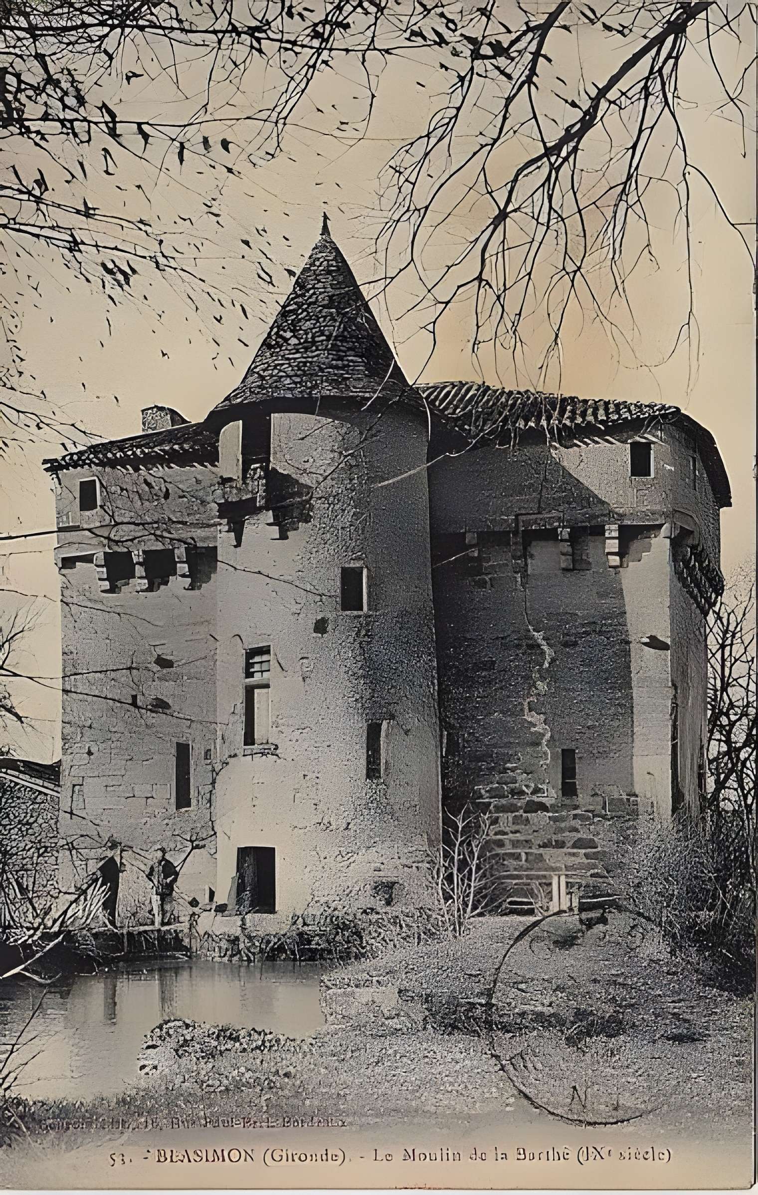 Moulin de Labarthe à Blasimon