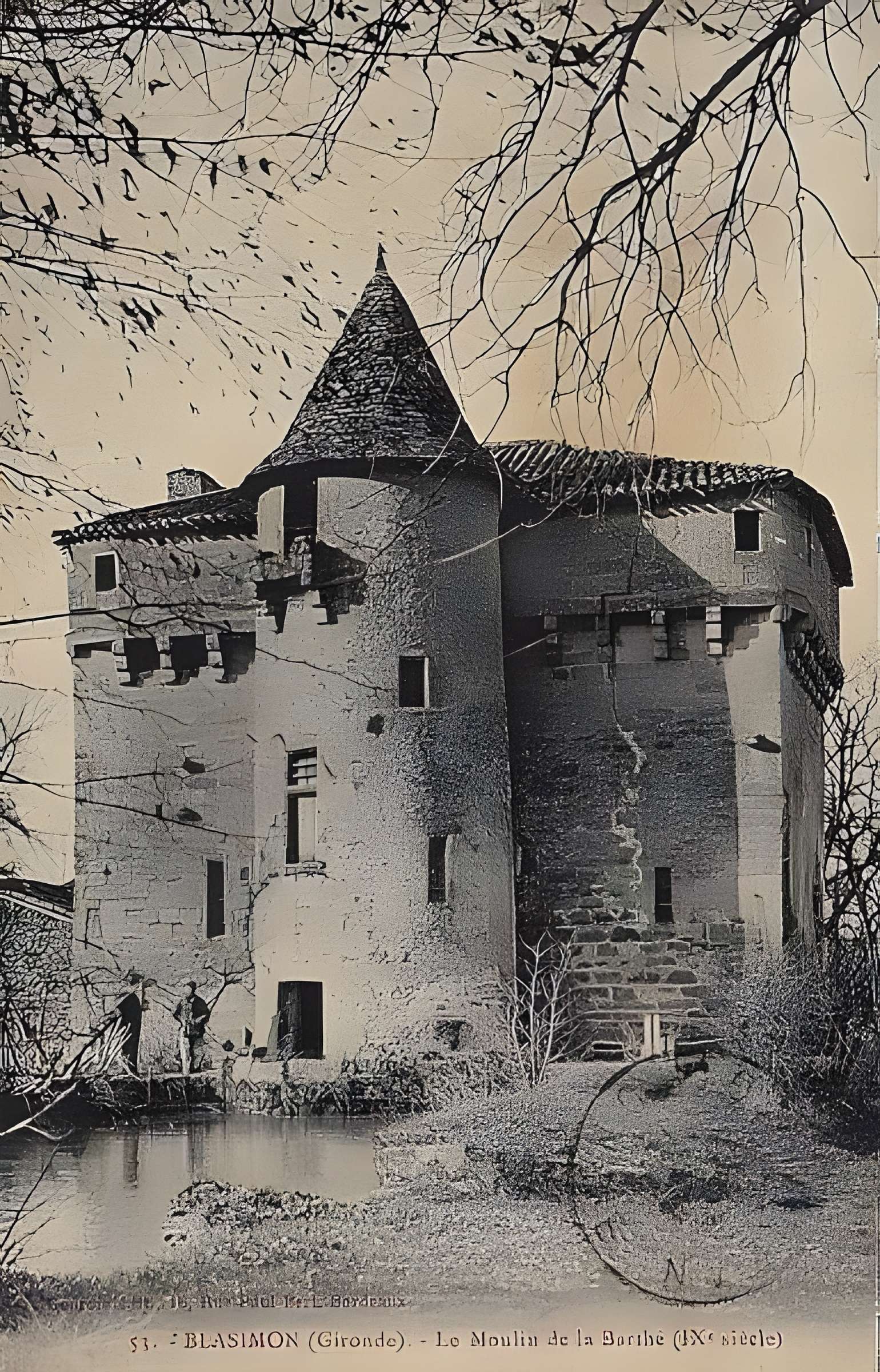 Moulin de Labarthe à Blasimon