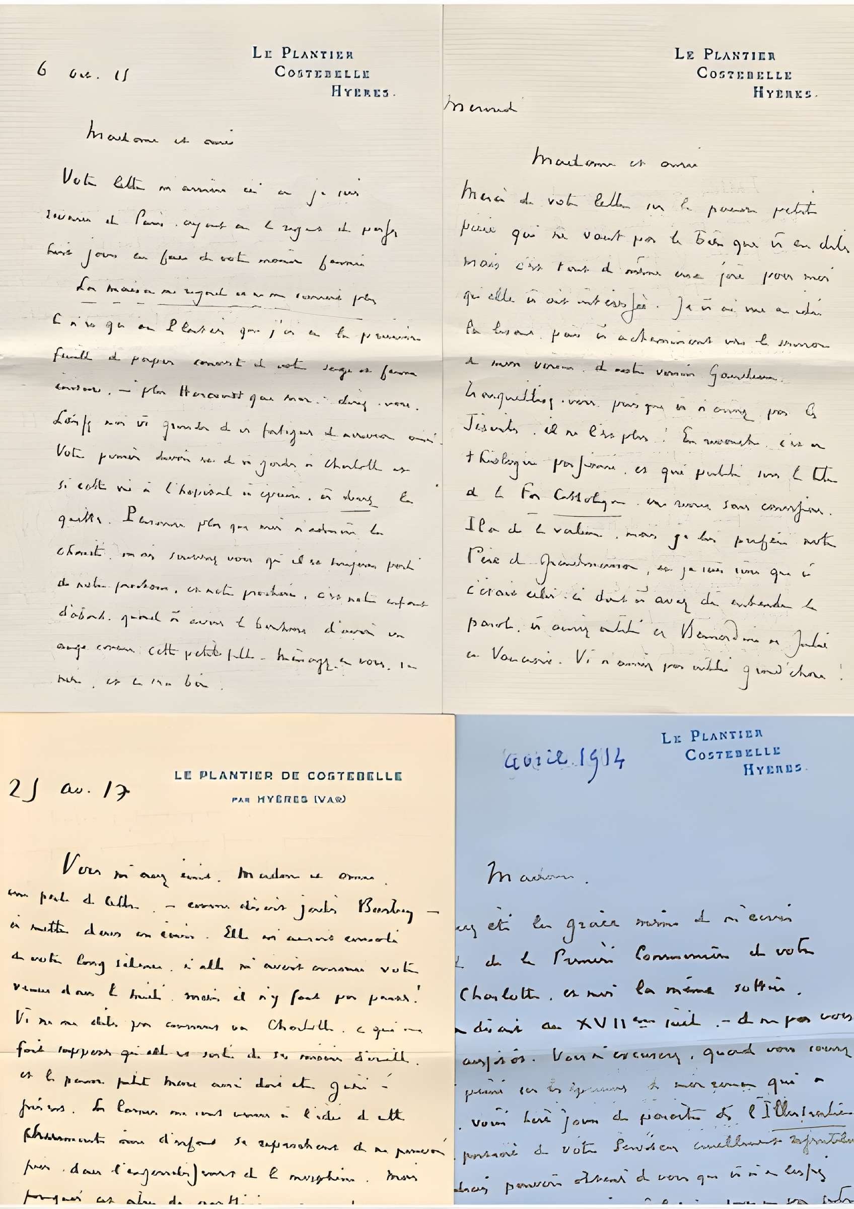 Propriété dite Le Plantier de Costebelle