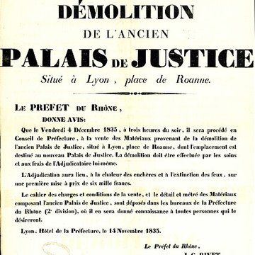 Palais de justice historique de Lyon