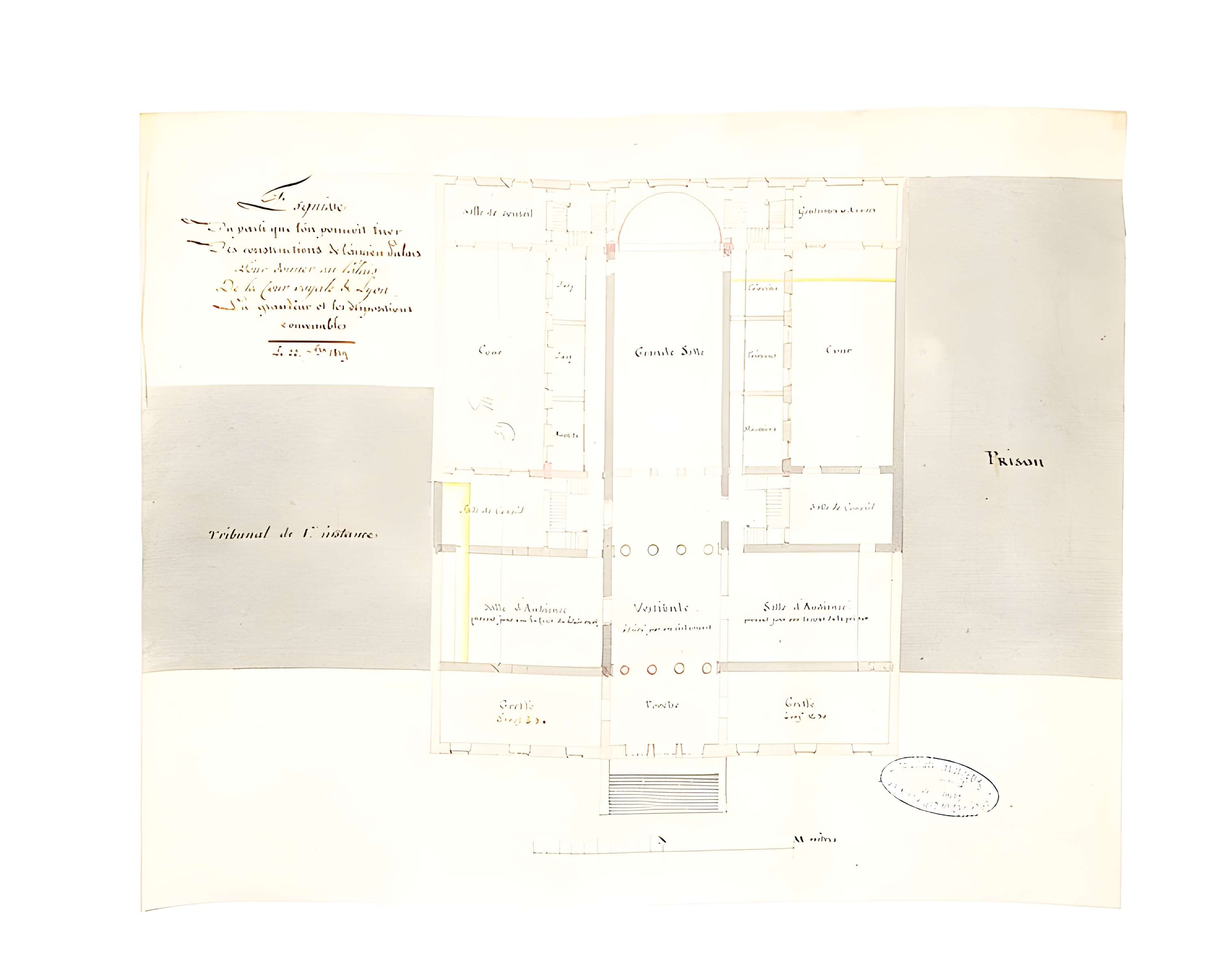 Palais de justice historique de Lyon