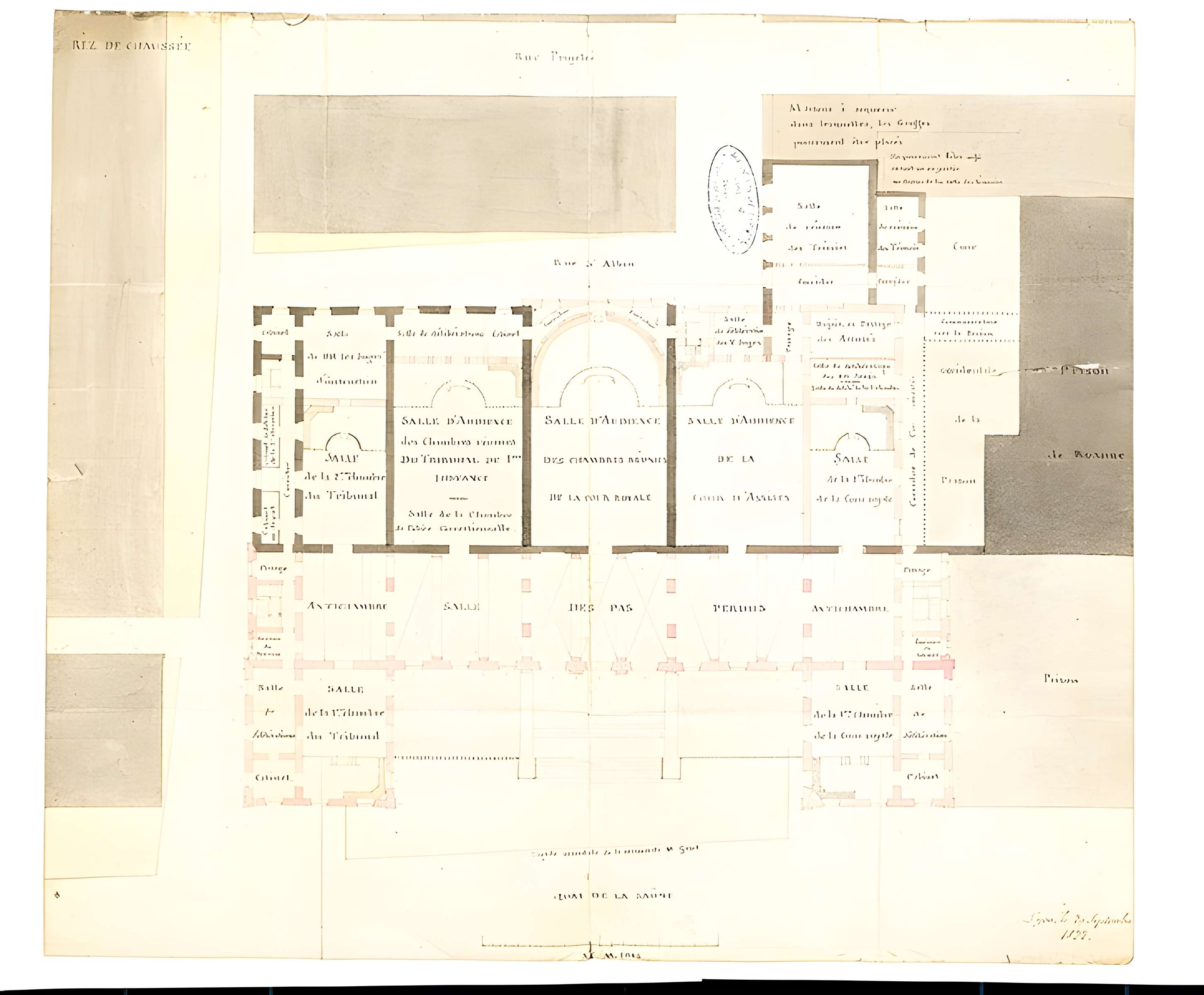 Palais de justice historique de Lyon
