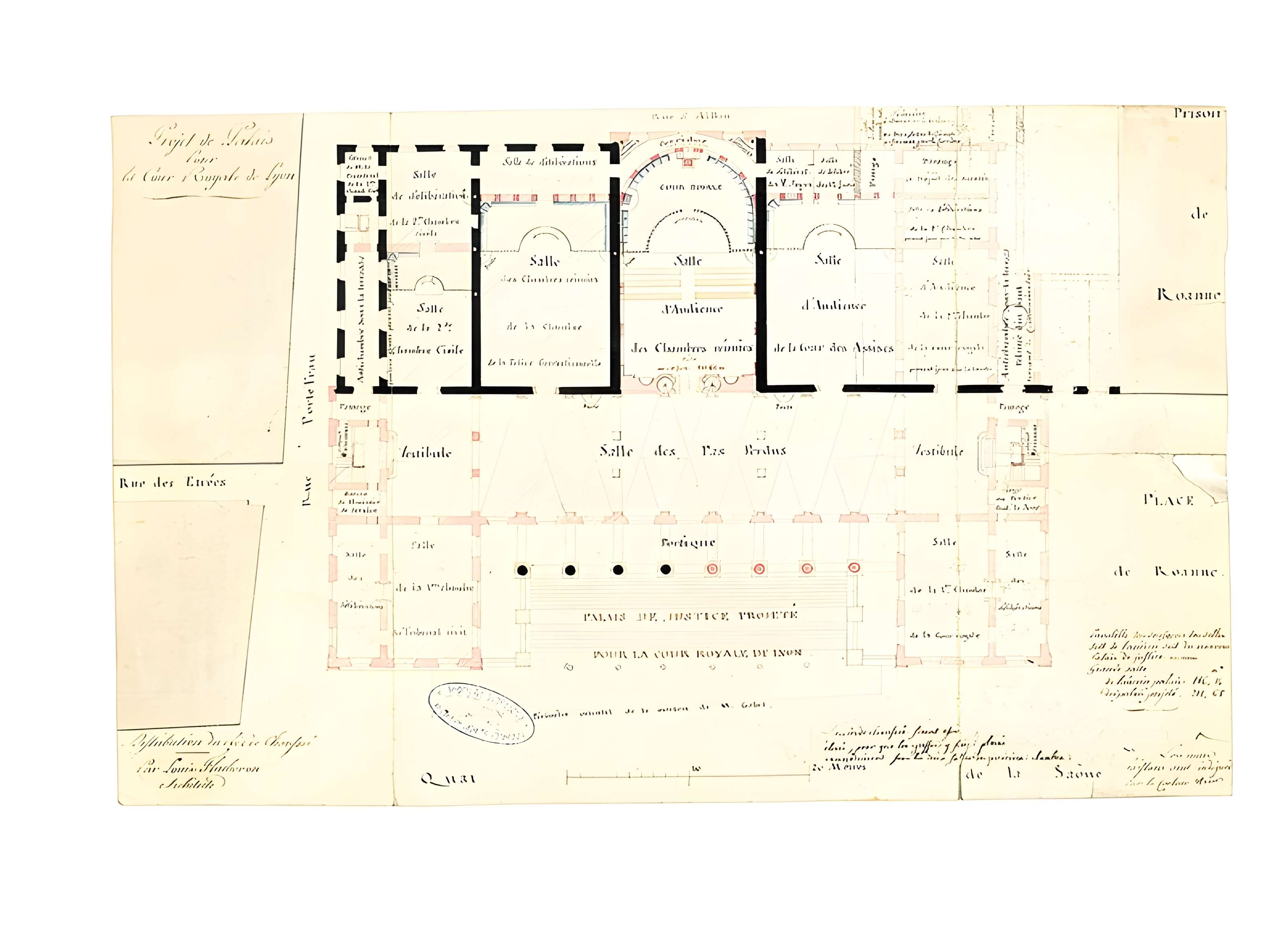 Palais de justice historique de Lyon
