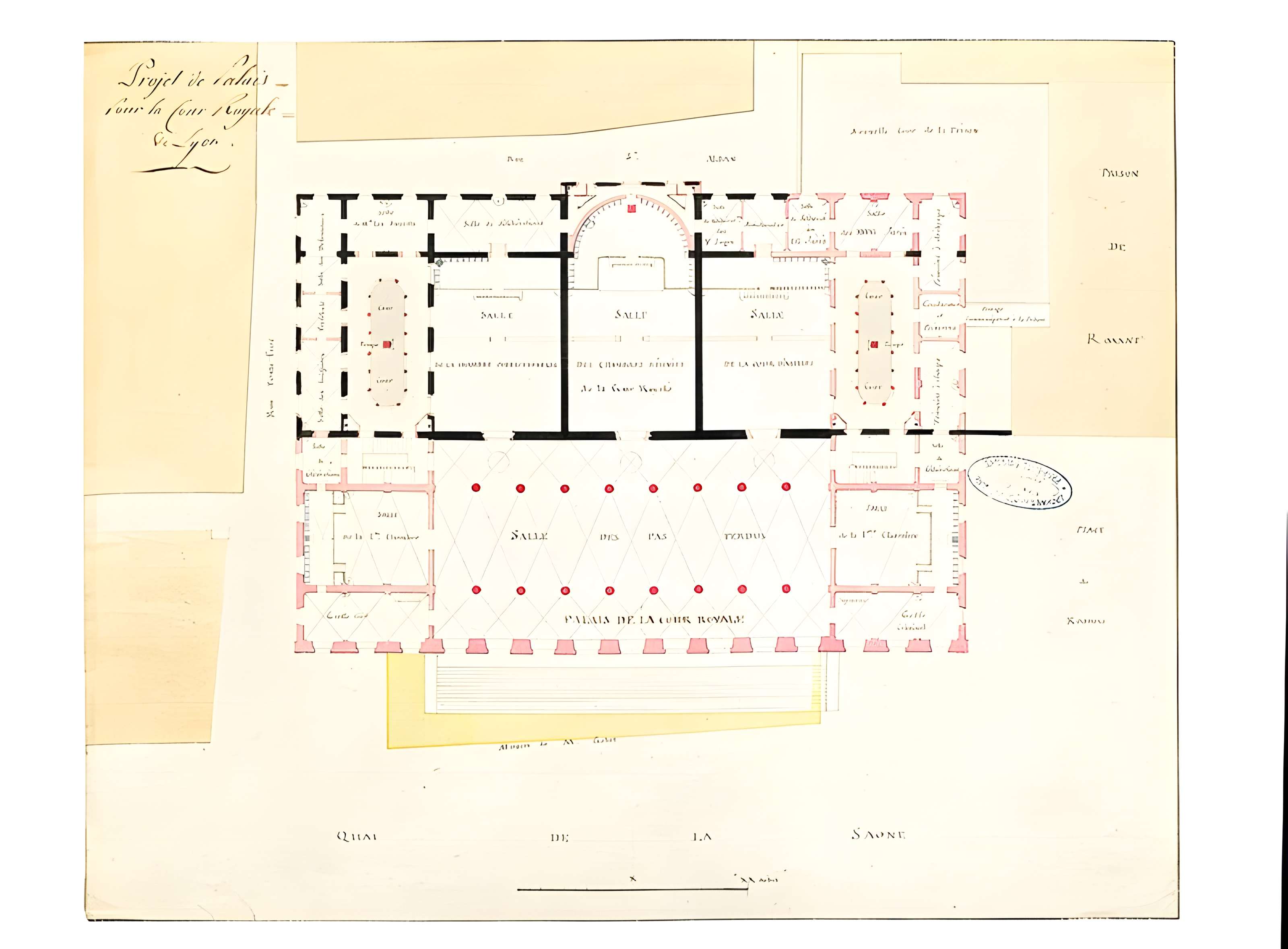 Palais de justice historique de Lyon