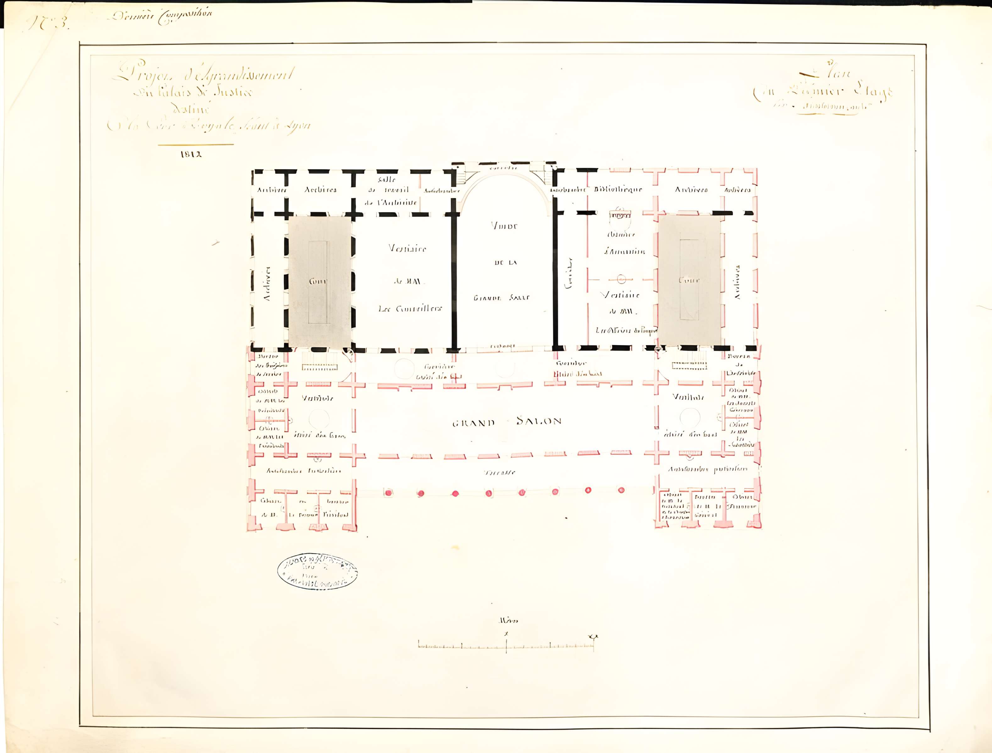 Palais de justice historique de Lyon