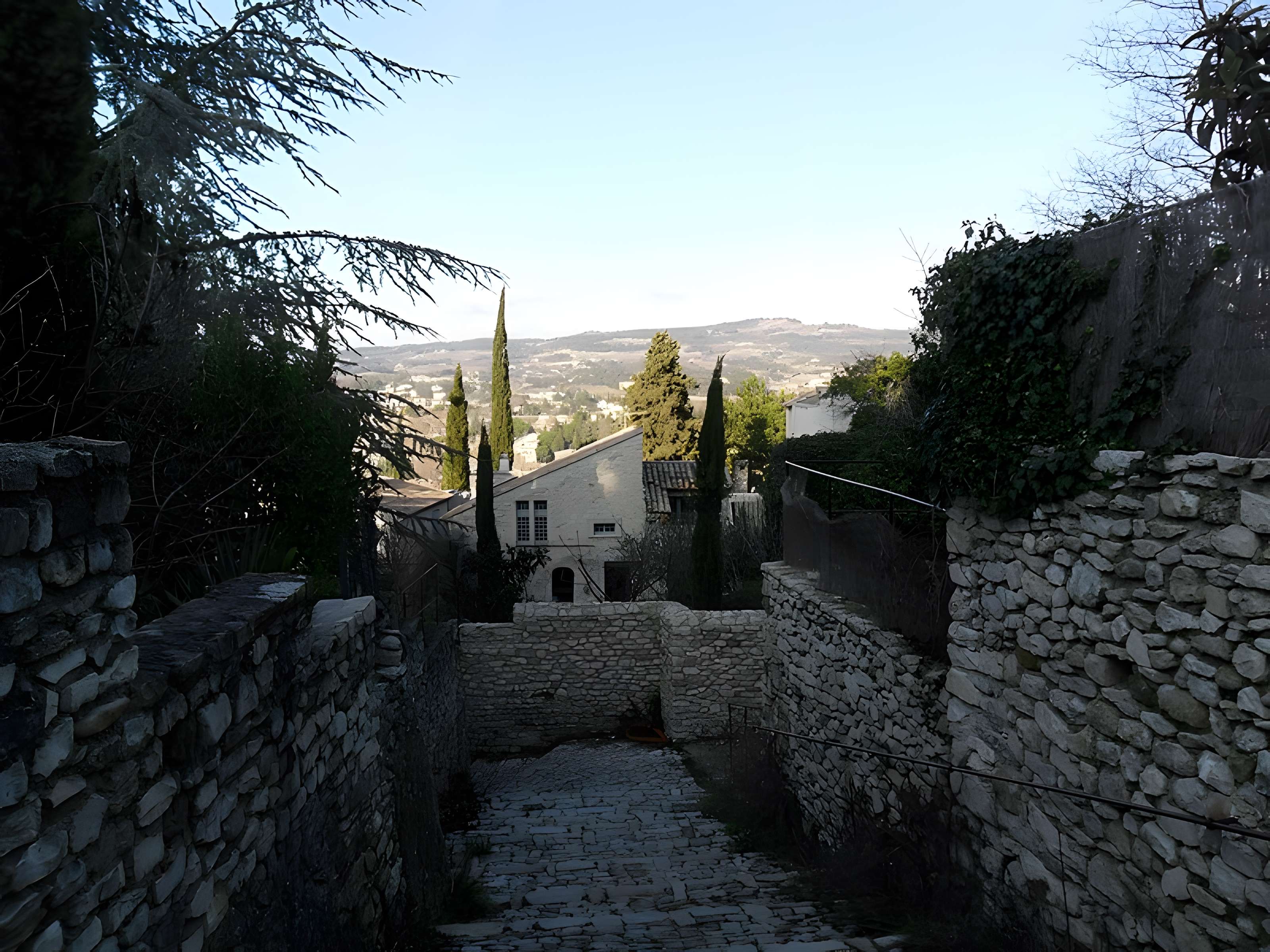 Château (ruines) et rocher qui les porte