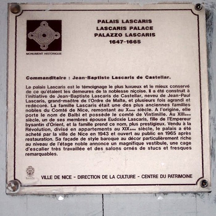 Photo de Musée du palais Lascaris