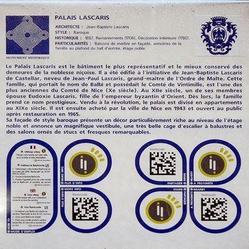 Palais Lascaris à Nice