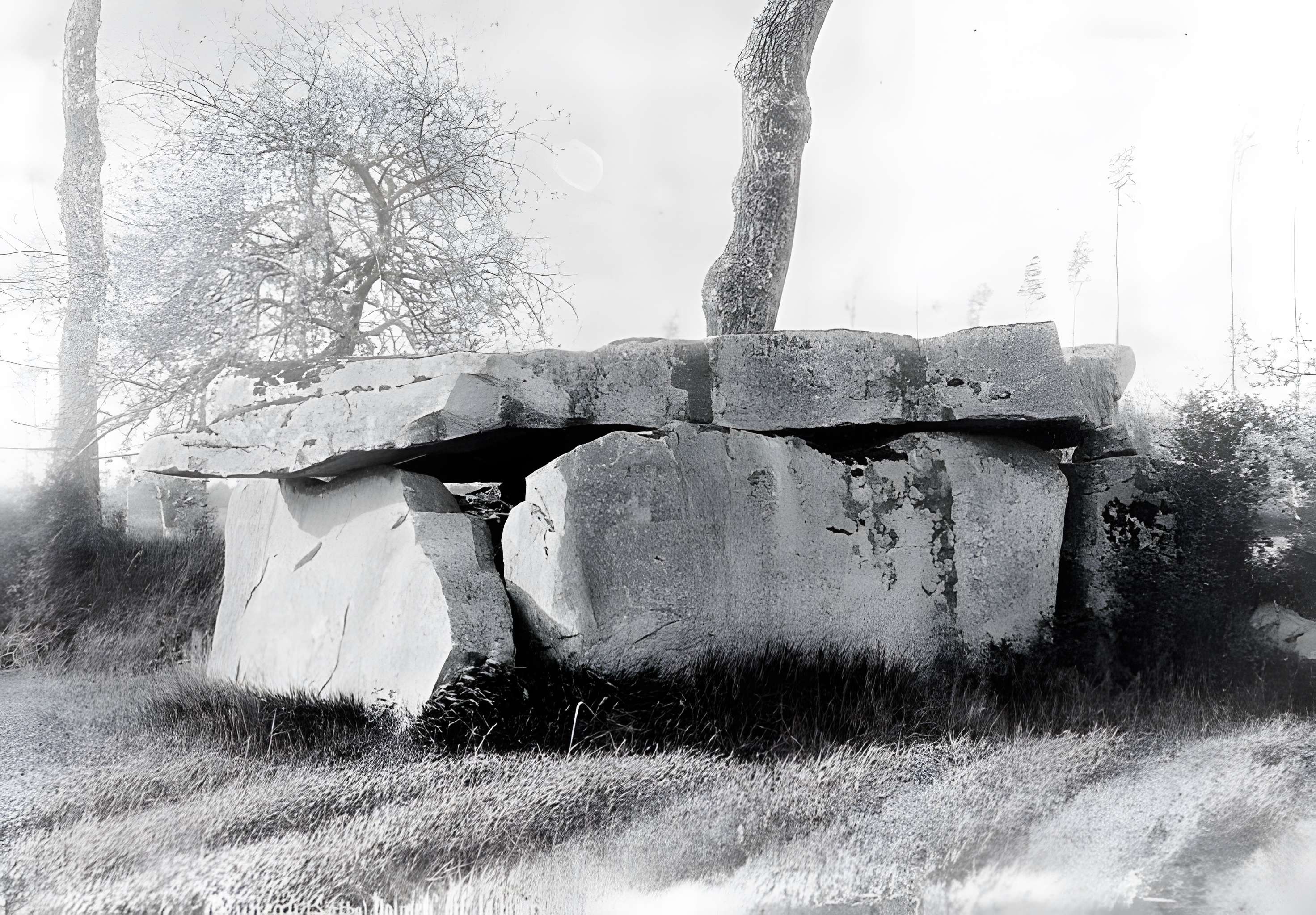 Pierre couverte de Duneau