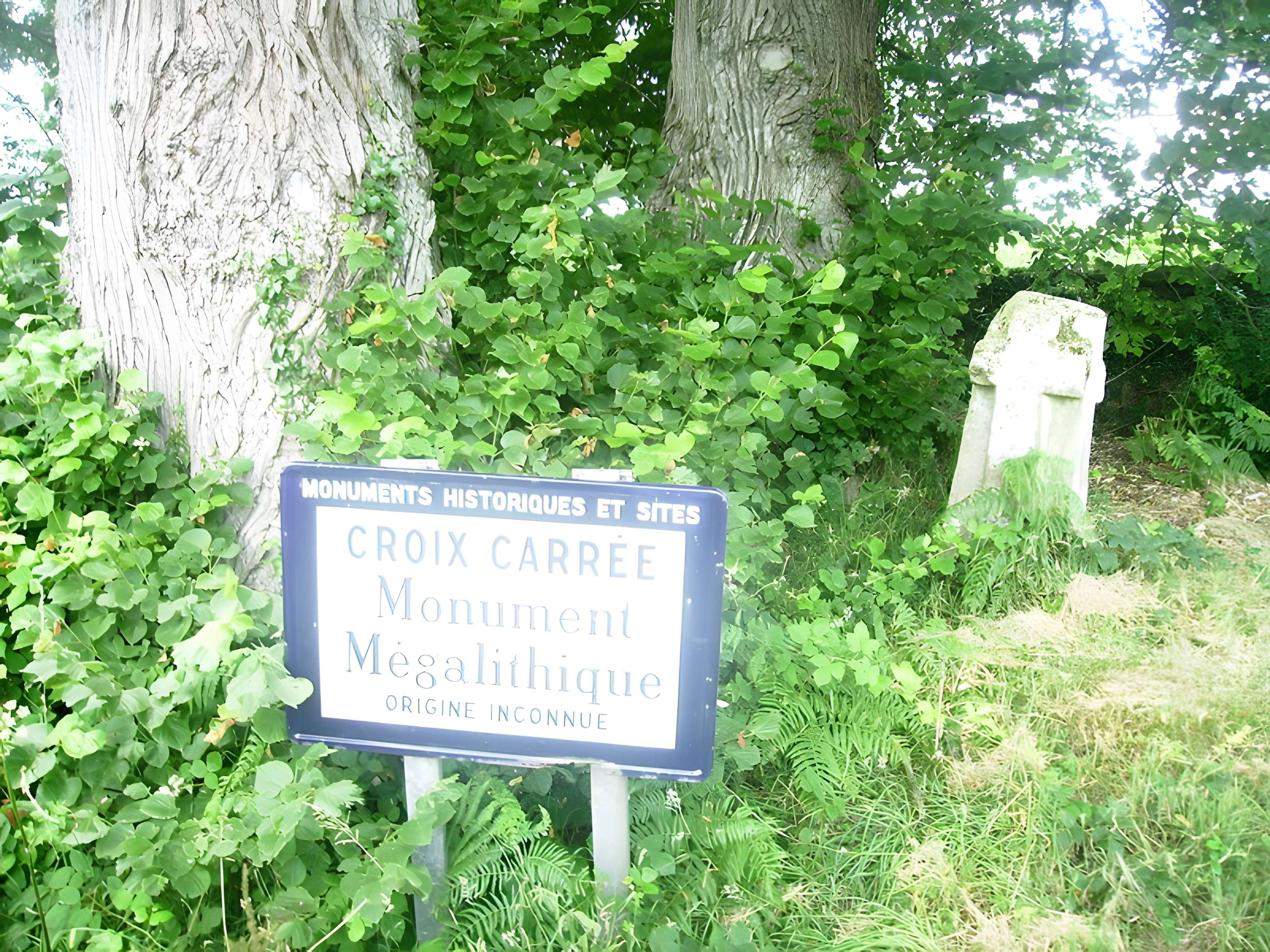 Pierre de la croix carrée de La Carneille 