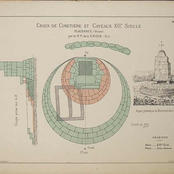 Photo de Croix de cimetière et caveaux