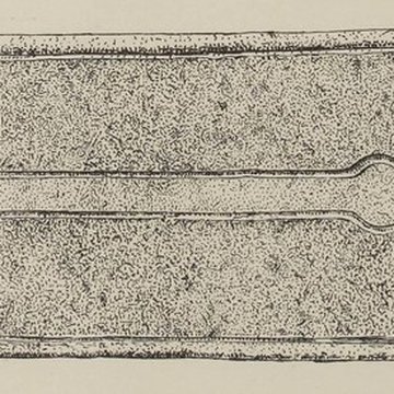Croix de cimetière et caveaux