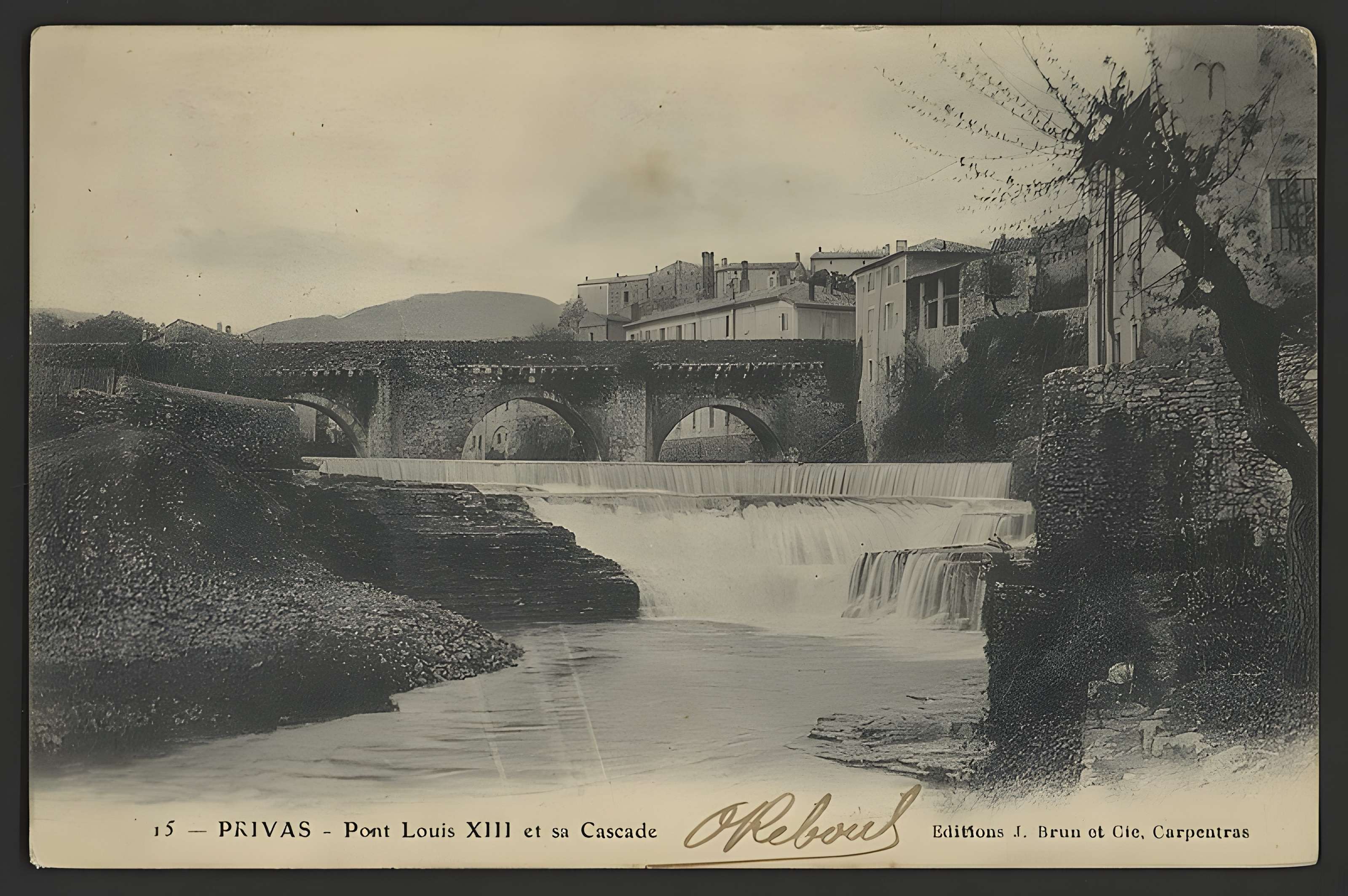 Pont sur l'Ouvèze de Privas
