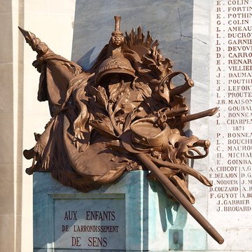 Monument aux morts de larrondissement de Sens