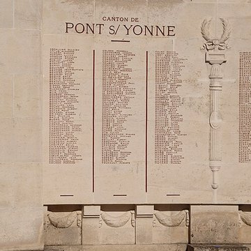 Monument aux morts de larrondissement de Sens
