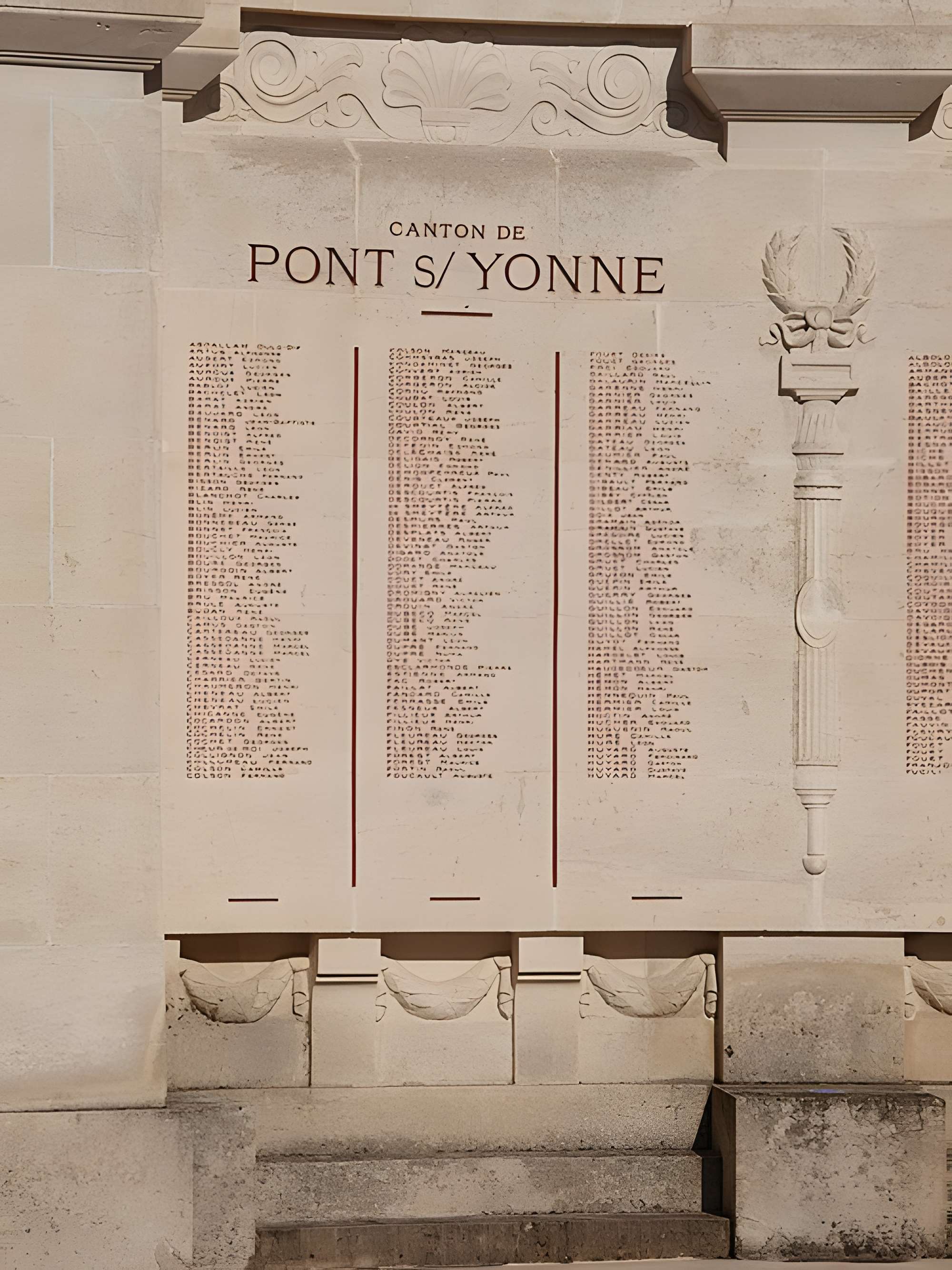 Monument aux morts de l'arrondissement de Sens