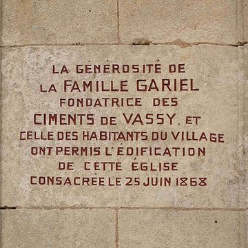 Eglise du hameau de Vassy