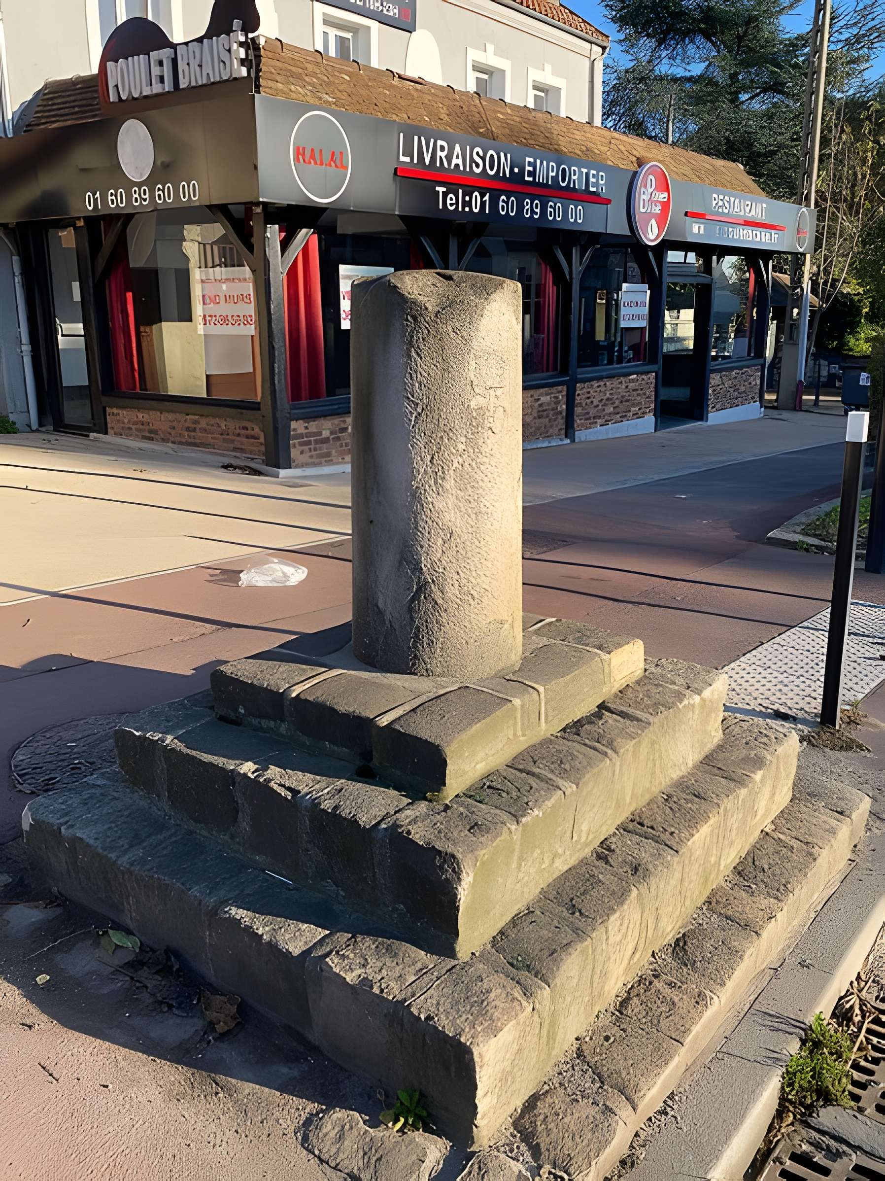 Borne à fleur de lys n° 21