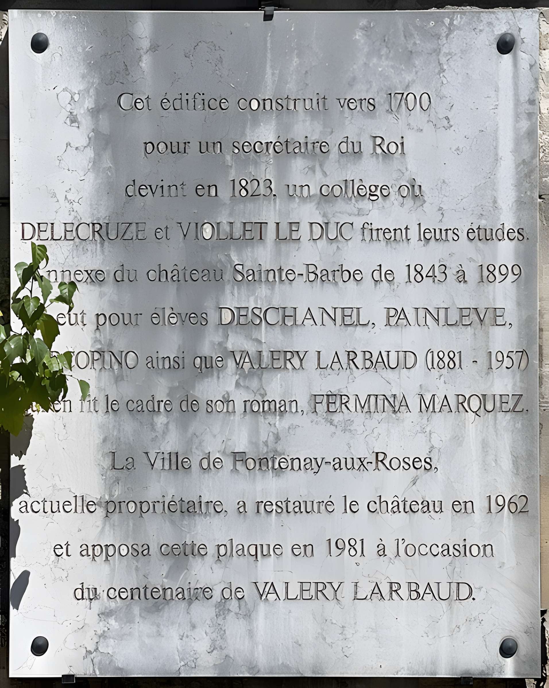 Collège Sainte-Barbe-des-Champs