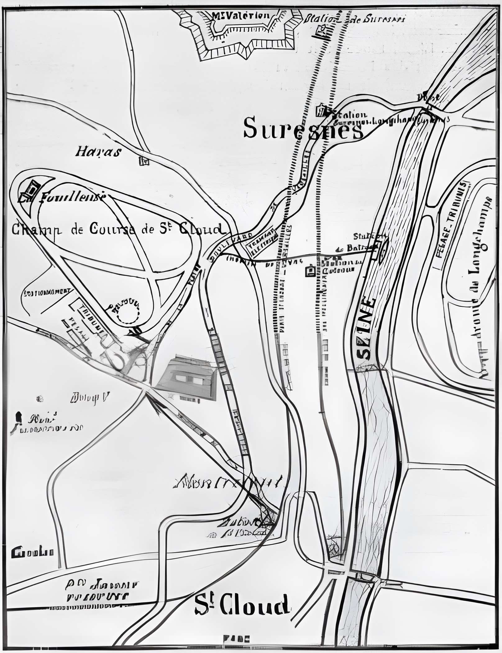 Hippodrome de Saint-Cloud (également sur commune de Saint-Cloud)
