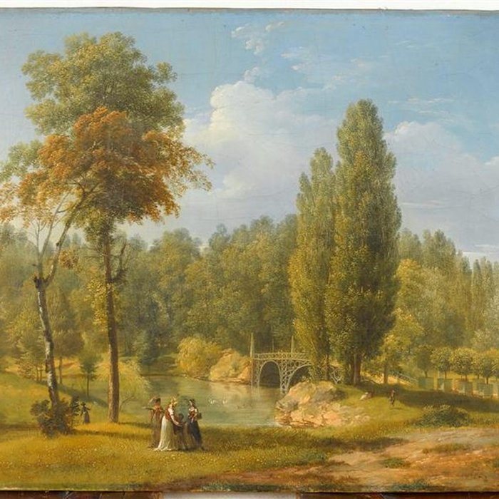 Photo de Ancien parc à langlaise du duc dOrléans également sur commune des Pavillons-sous-Bois et lycée Albert Schweitzer
