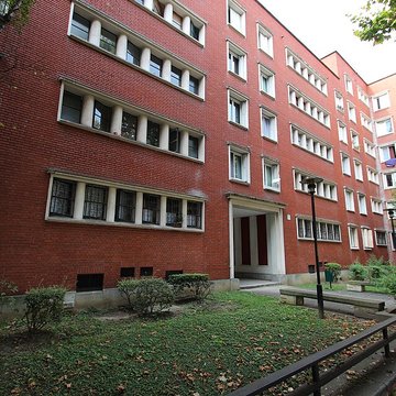 Cité dHabitations à Bon Marché du Square Dufourmantelle, délimitée par la rue Jean-Jaurès, la rue de Rome, lavenue de la Liberté et le square Gabriel-Fauré