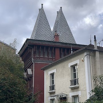 Vestige du pavillon de la Russie présenté à lExposition Universelle de 1878