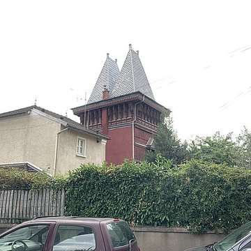 Vestige du pavillon de la Russie présenté à lExposition Universelle de 1878