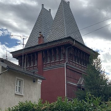 Vestige du pavillon de la Russie présenté à lExposition Universelle de 1878