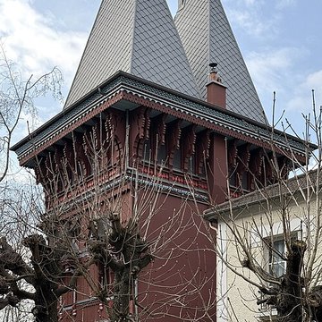 Vestige du pavillon de la Russie présenté à lExposition Universelle de 1878