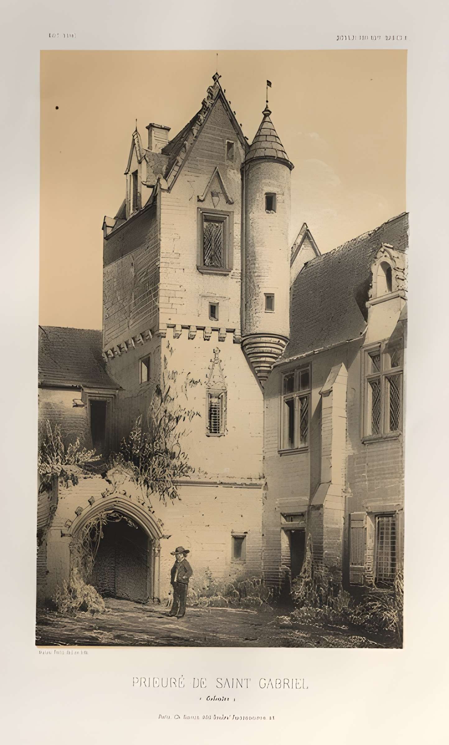 Restes du prieuré de Saint-Gabriel, puis Centre d'apprentissage horticole