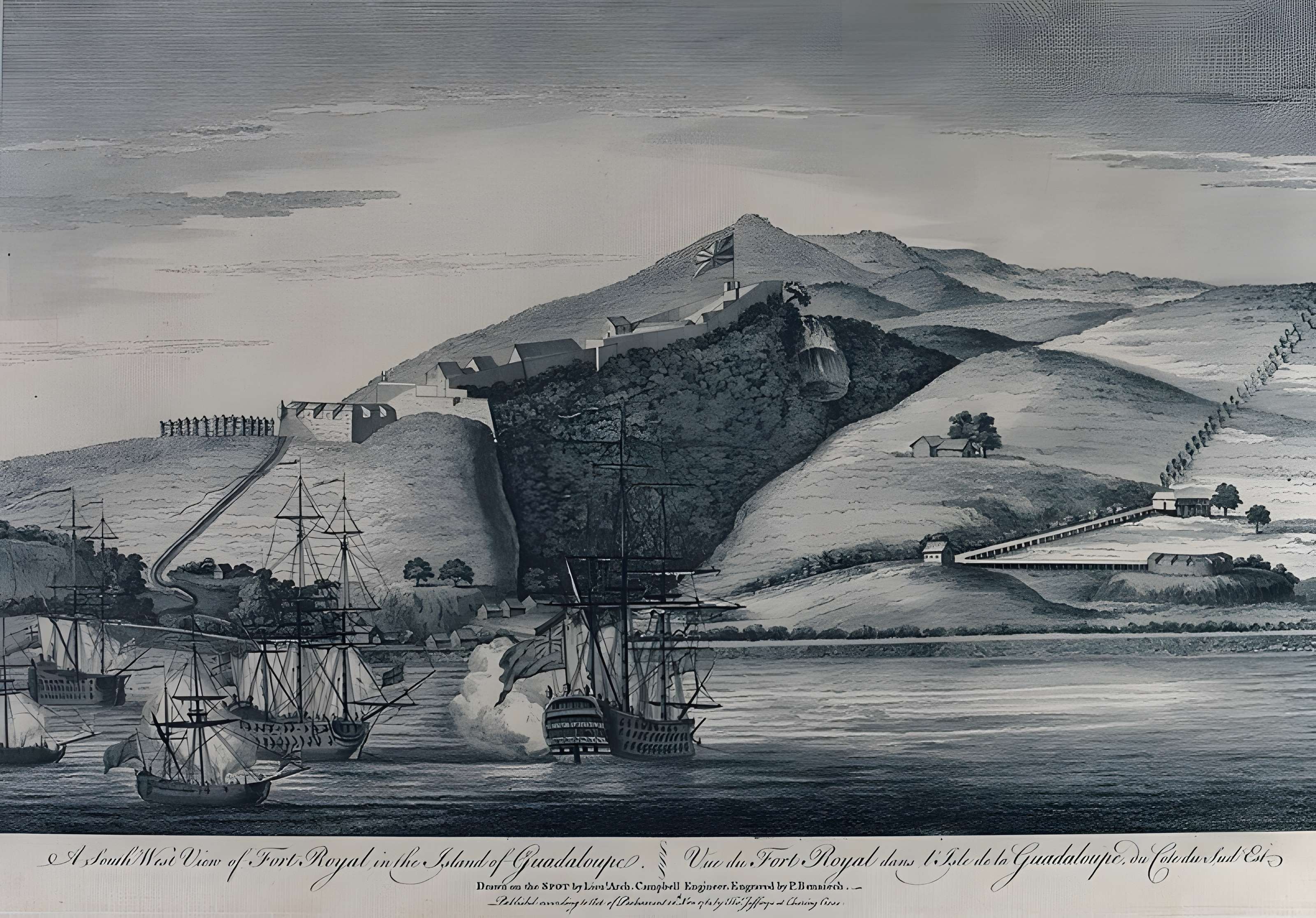 Fort Saint-Charles, Fort Richepance ou Fort Delgrès, puis laboratoire de vulcanologie