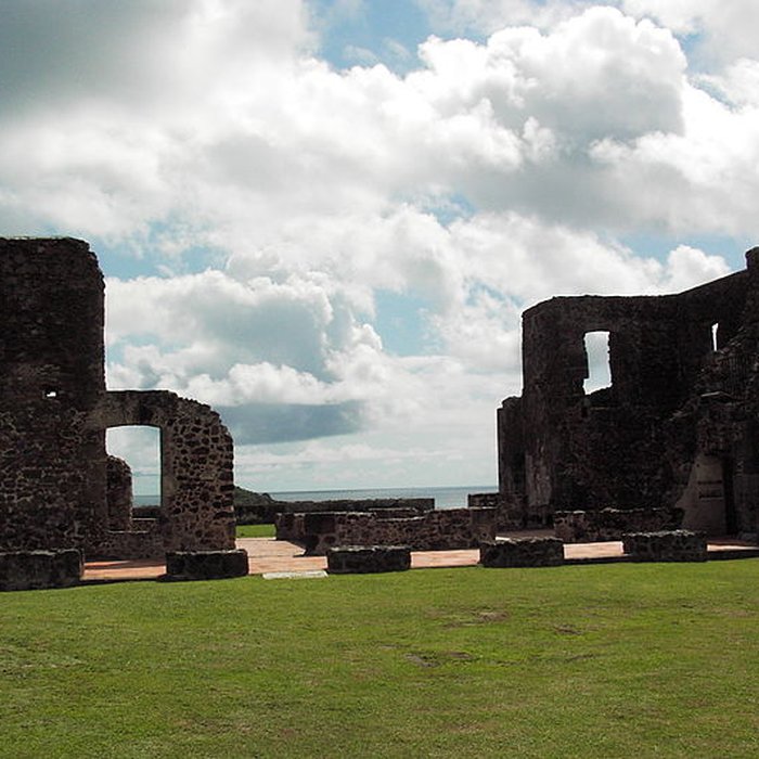 Photo de Habitation sucrière, dite Château-Dubuc, sur la presquîle de la Caravelle