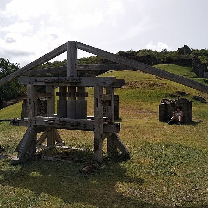 Photo de Habitation sucrière, dite Château-Dubuc, sur la presquîle de la Caravelle