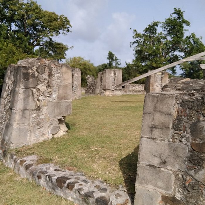 Photo de Habitation sucrière, dite Château-Dubuc, sur la presquîle de la Caravelle