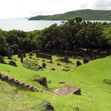 Habitation sucrière, dite Château-Dubuc, sur la presquîle de la Caravelle