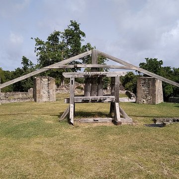 Habitation sucrière, dite Château-Dubuc, sur la presquîle de la Caravelle