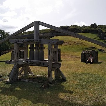 Habitation sucrière, dite Château-Dubuc, sur la presquîle de la Caravelle