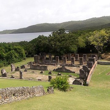Habitation sucrière, dite Château-Dubuc, sur la presquîle de la Caravelle