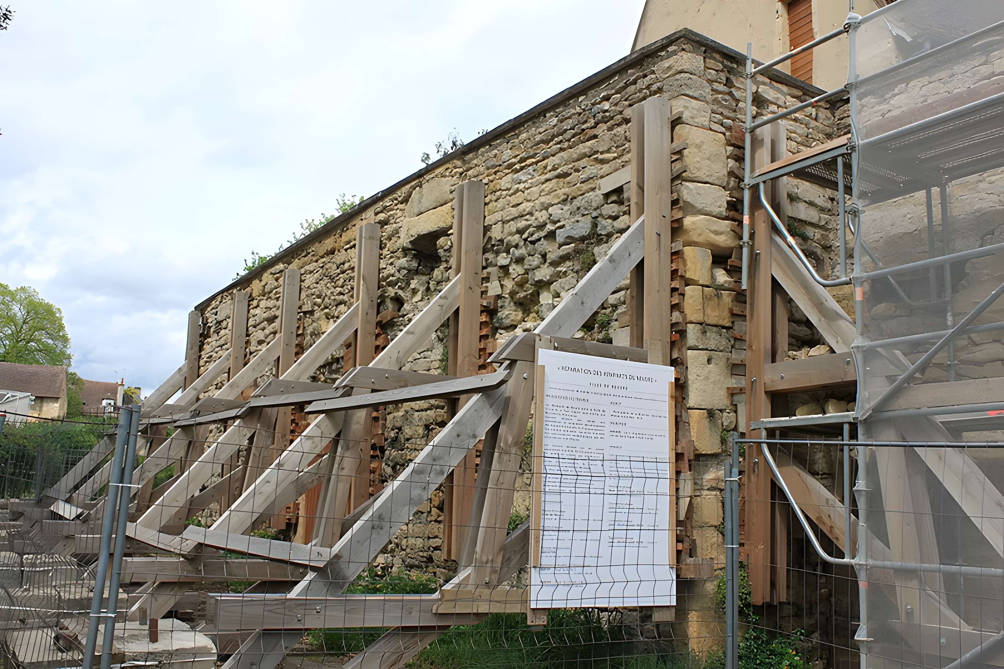 Remparts de la tour du Havre à la Loire de Nevers