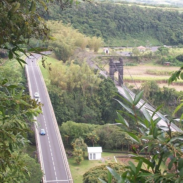 Photo de Pont suspendu de la rivière de lEst
