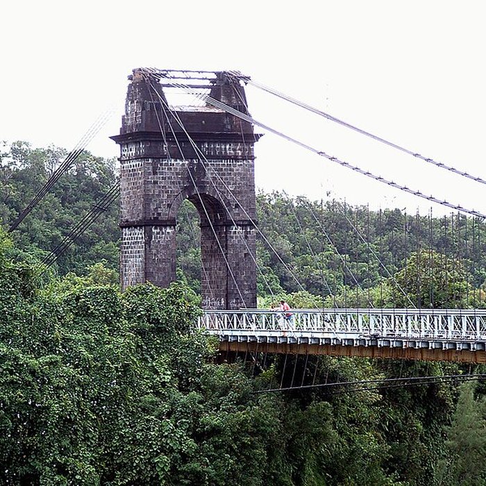 Photo de Pont suspendu de la rivière de lEst