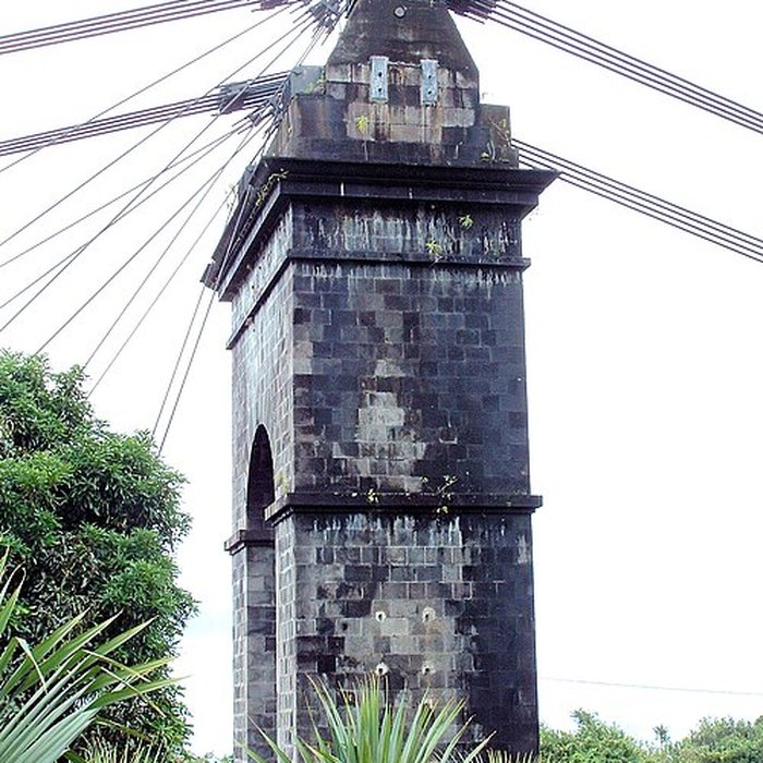 Photo de Pont suspendu de la rivière de lEst