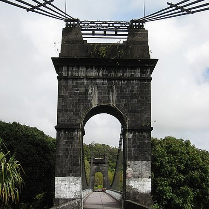 Photo de Pont suspendu de la rivière de lEst