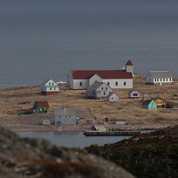 Eglise Notre-Dame-des-Marins, située sur lIle-aux-Marins