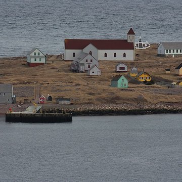 Eglise Notre-Dame-des-Marins, située sur lIle-aux-Marins