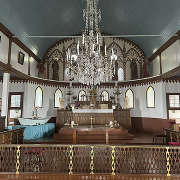 Eglise Notre-Dame-des-Marins, située sur lIle-aux-Marins